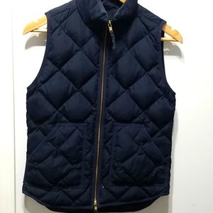 J crew quilted vest